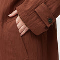 Retori Packable Trench Clay - Ready To Wear - Luxury Trench Coats for Men - Detail Pocket
