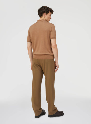 Retori Relaxed Pants Dark Camel - Ready To Wear - Luxury Pants for Men