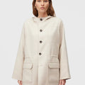 Retori Double Rope Reversible Parka Ivory And Natural - Ready To Wear - Luxury Parkas for Women - Front Model