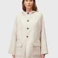 Retori Double Rope Reversible Parka Ivory And Natural - Ready To Wear - Luxury Parkas for Women - Front Model