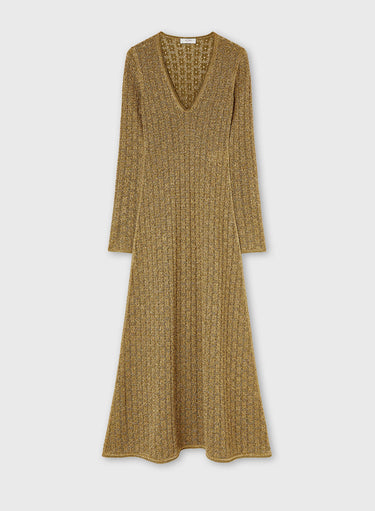 ABITO IN MAGLIA JACQUARD LUREX
