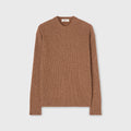 Retori Ribbed Crewneck Clay - Knitwear - Luxury Sweaters for Men and Women