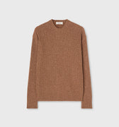 Retori Ribbed Crewneck Clay - Knitwear - Luxury Sweaters for Men and Women