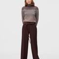 Retori Jacquard Turtleneck Amaranto - Knitwear - Luxury Sweaters for Women - Full Model