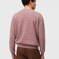 Retori Window Crewneck Rose - Knitwear - Luxury Sweaters for Men - Back