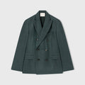 Retori Double Breasted Peak Lapel Blazer Green - Ready To Wear - Luxury Coats & Jackets for Men