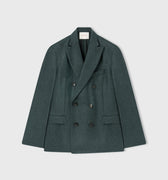 Retori Double Breasted Peak Lapel Blazer Green - Ready To Wear - Luxury Coats & Jackets for Men
