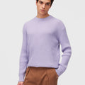 Retori Ribbed Crewneck Iris - Knitwear - Luxury Sweaters for Men and Women - Front Man