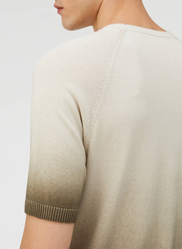 Retori Degradé Tshirt Natural - Pure Silk - Ready To Wear - Luxury T-Shirts for Men