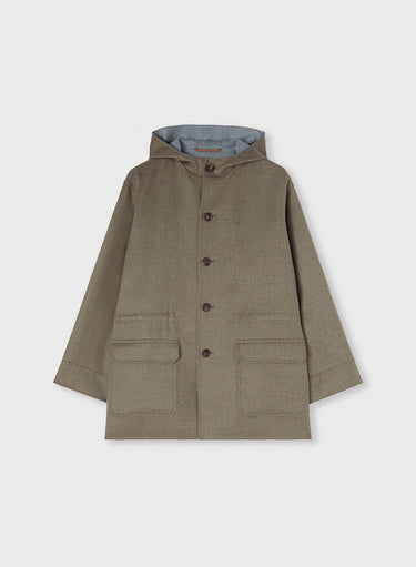 Retori Double Rope Reversible Parka Sage And Grey - Ready To Wear - Luxury Parkas for Women