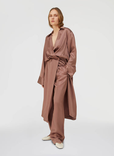 Retori Trench Dress Mauve - Ready To Wear - Luxury Dresses for Women