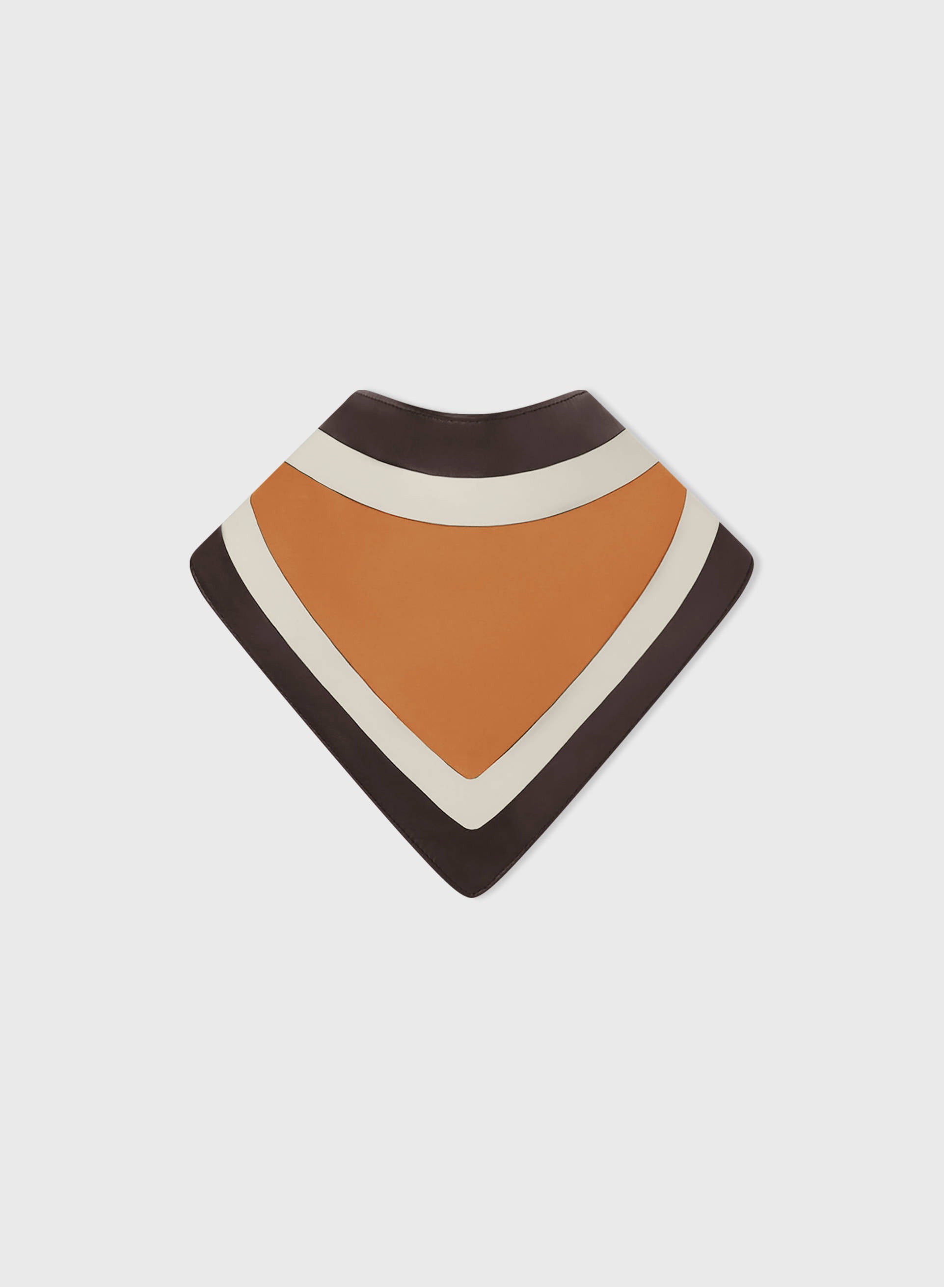 COLOR BLOCK BANDANA SCARF