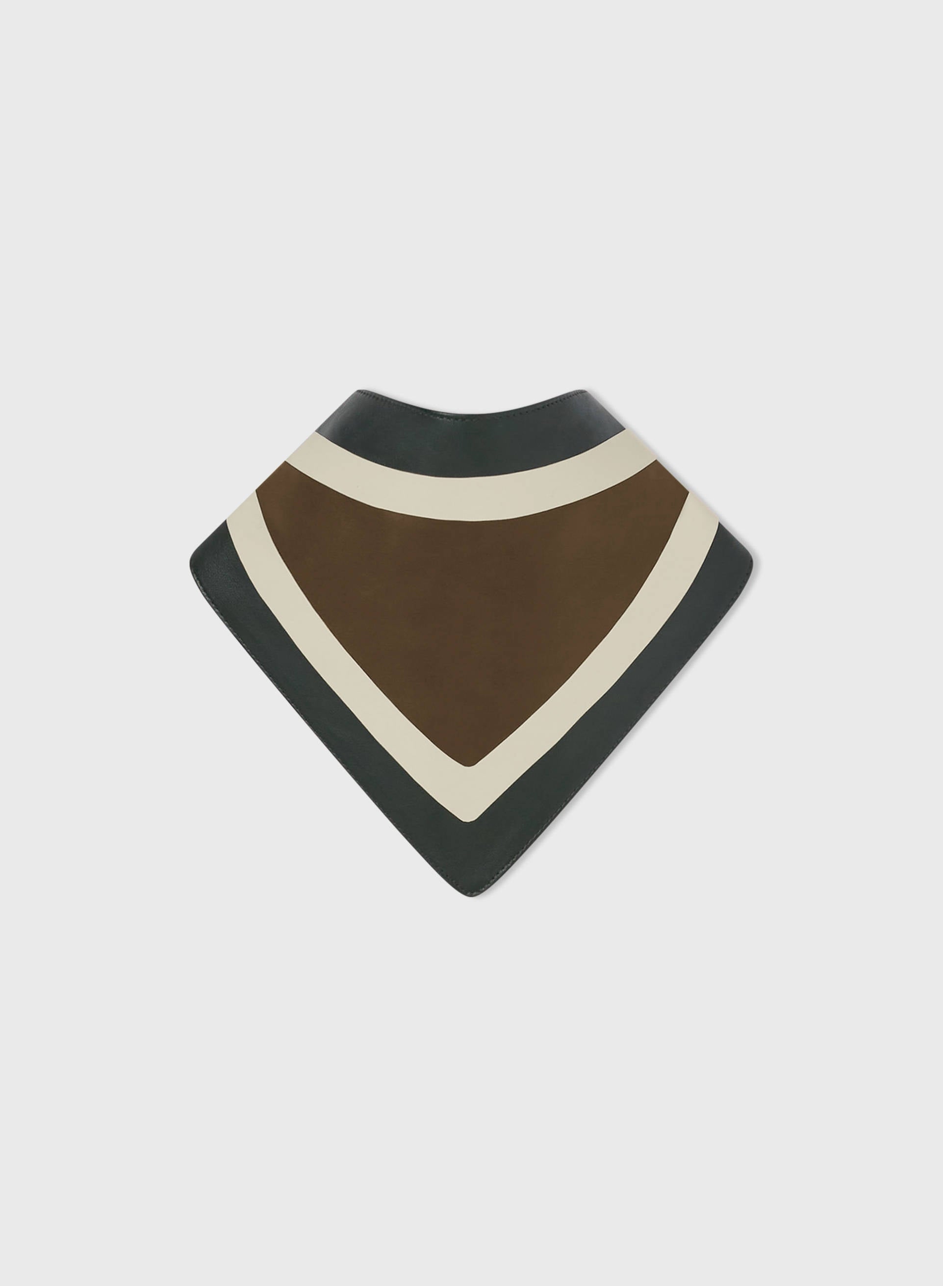 COLOR BLOCK BANDANA SCARF