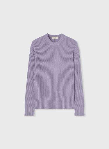 RIBBED WOMAN CREWNECK