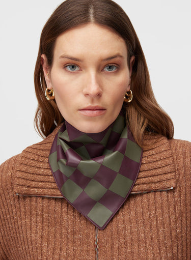BANDANA DAMIER COLOR BLOCK