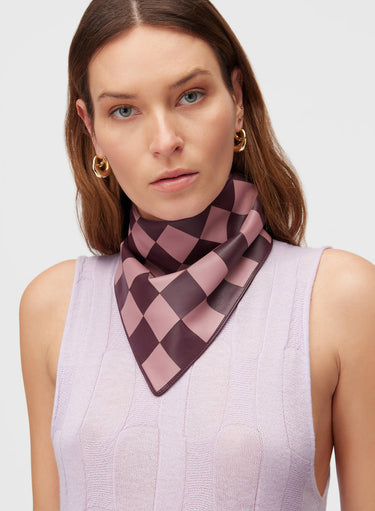 BANDANA DAMIER COLOR BLOCK