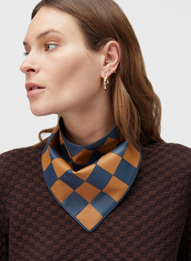BANDANA DAMIER COLOR BLOCK