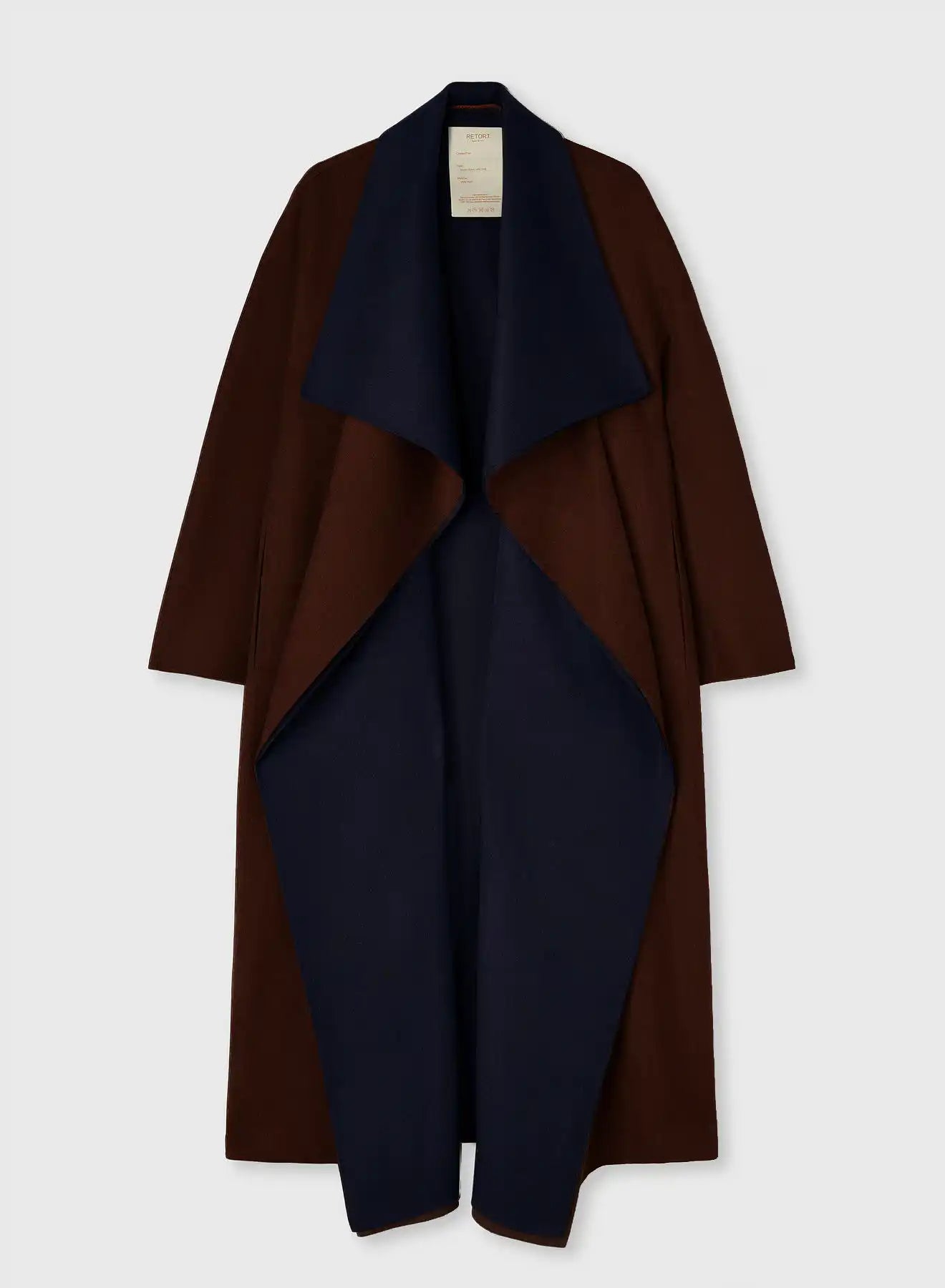 CAPPOTTO DOUBLE CON COLLO A SCIALLE