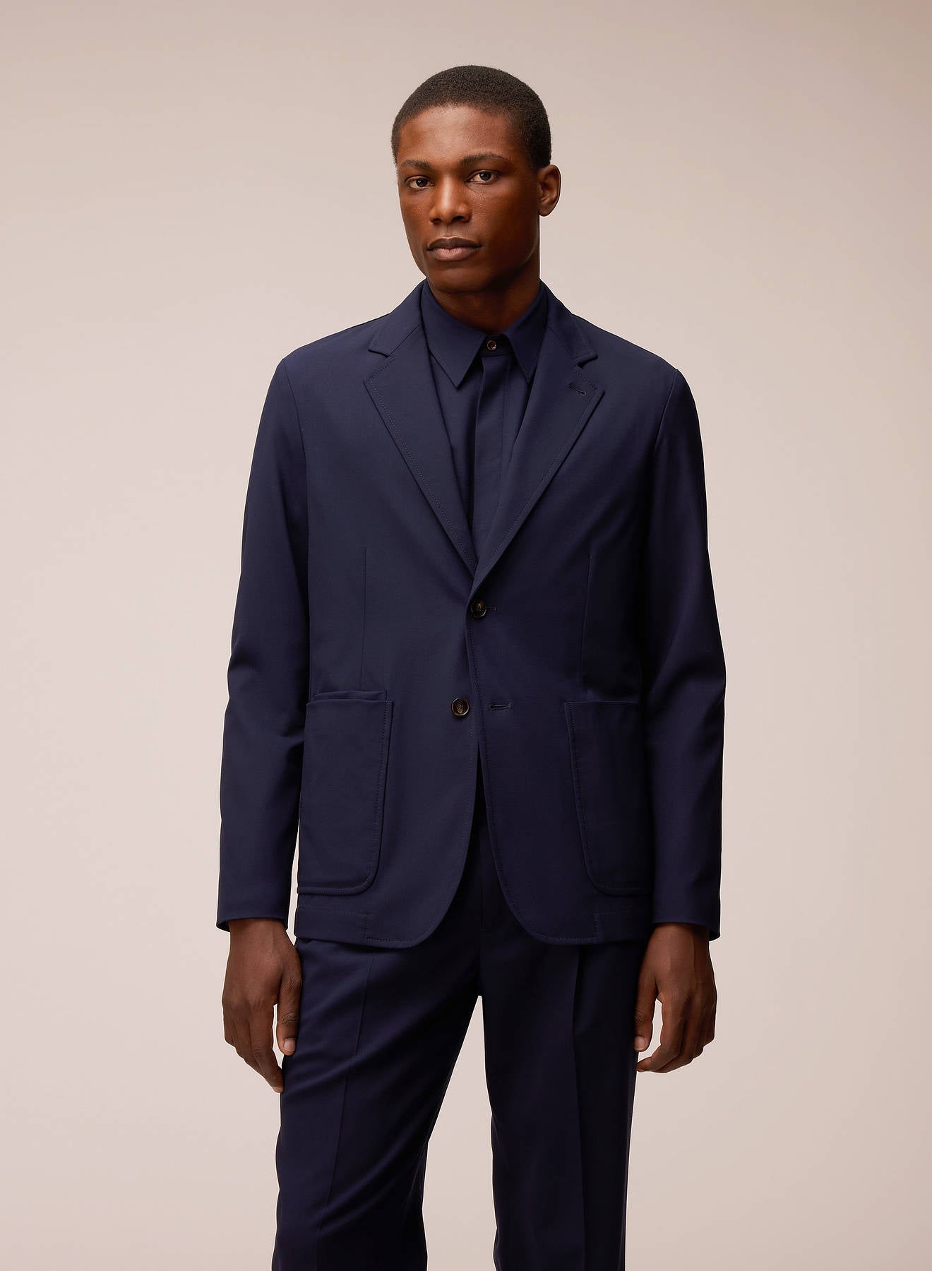BLAZER IN LANA ELASTICIZZATA