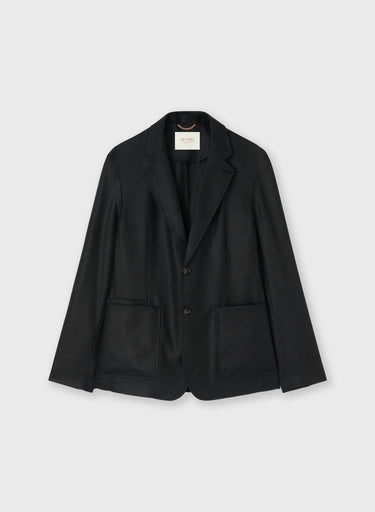 BLAZER MONOPETTO IN LANA E CASHMERE