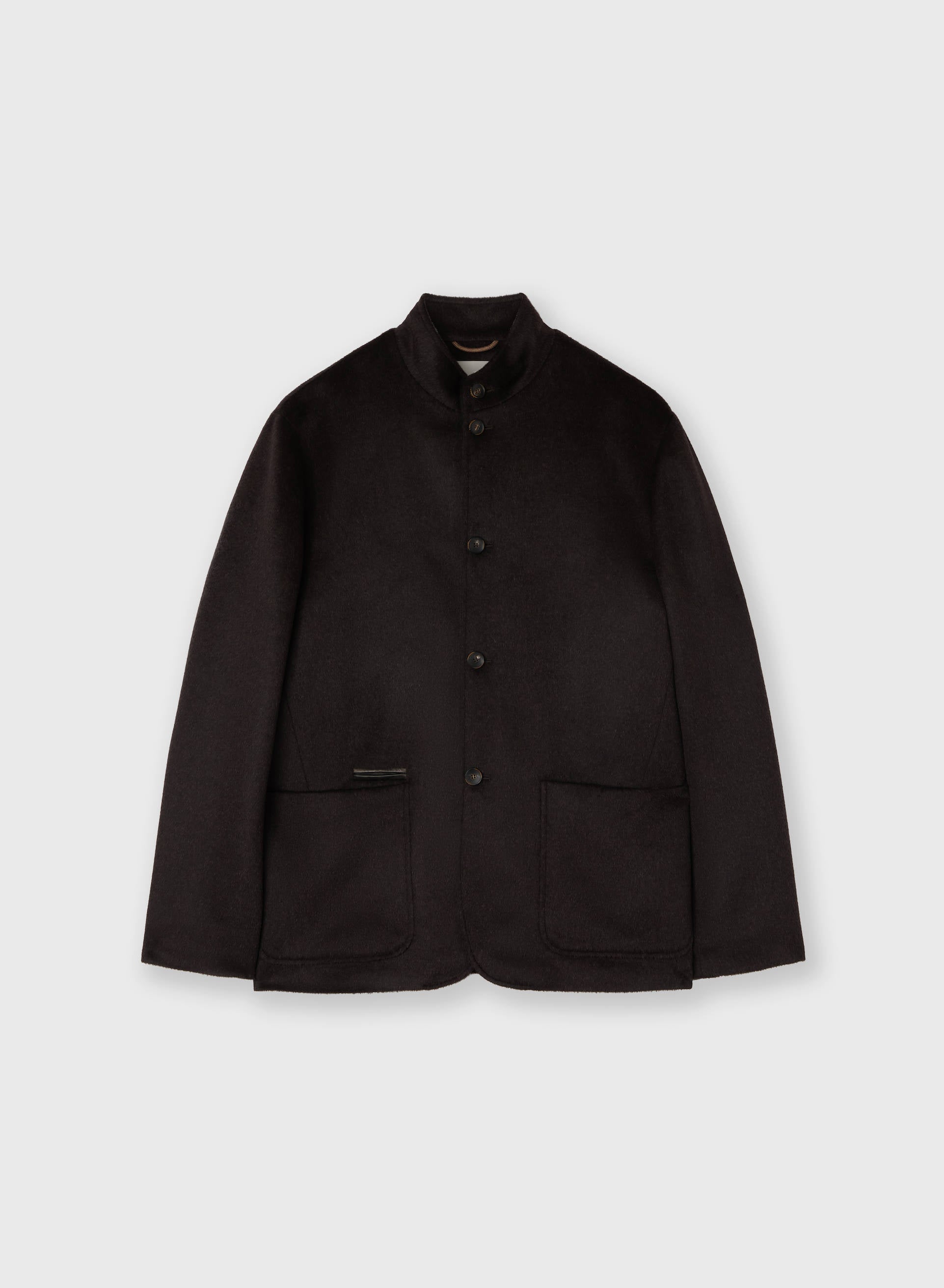BRUSHED LAMA WOOL JACKET