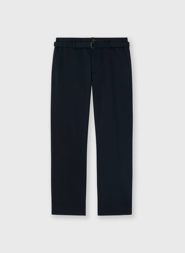 PANTALONI IN GABARDINA CON CINTURA