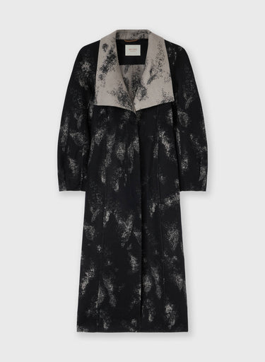CAPPOTTO DOUBLE JACQUARD A CLESSIDRA 