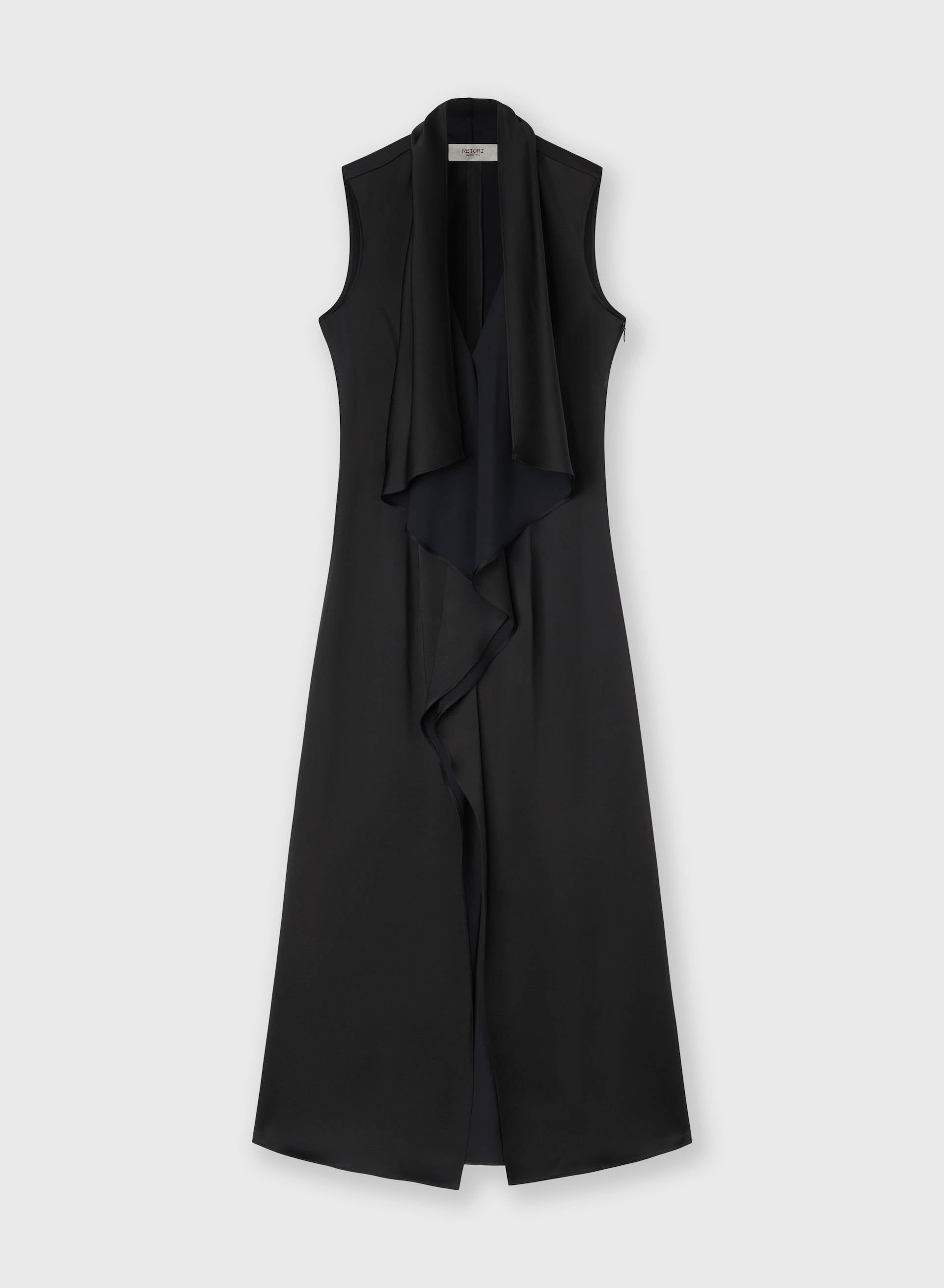 SATIN MIDI DRESS