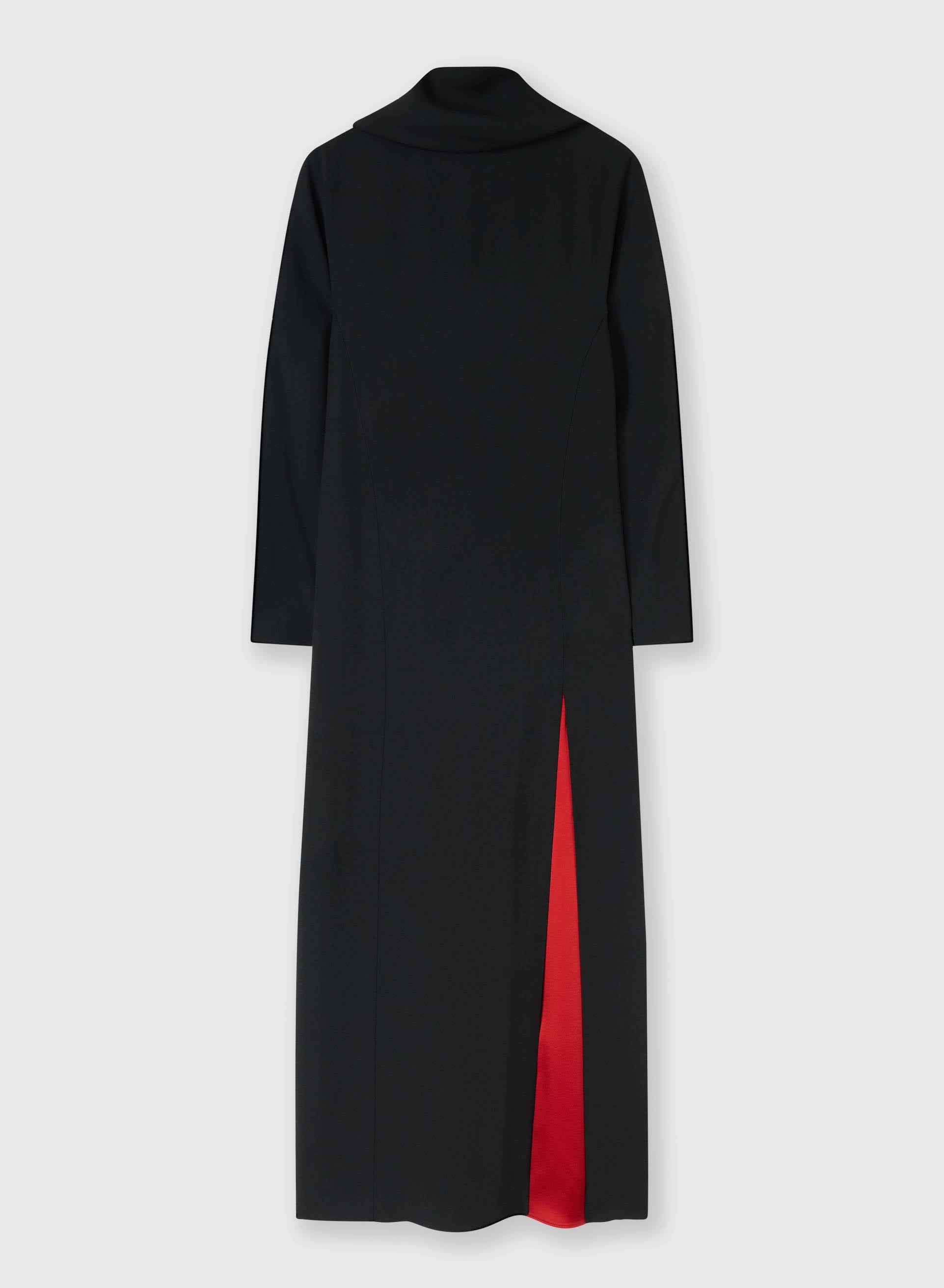OPEN BACK CADY LONG DRESS