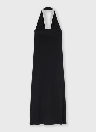 ABITO LUNGO IN CREPE DE CHINE