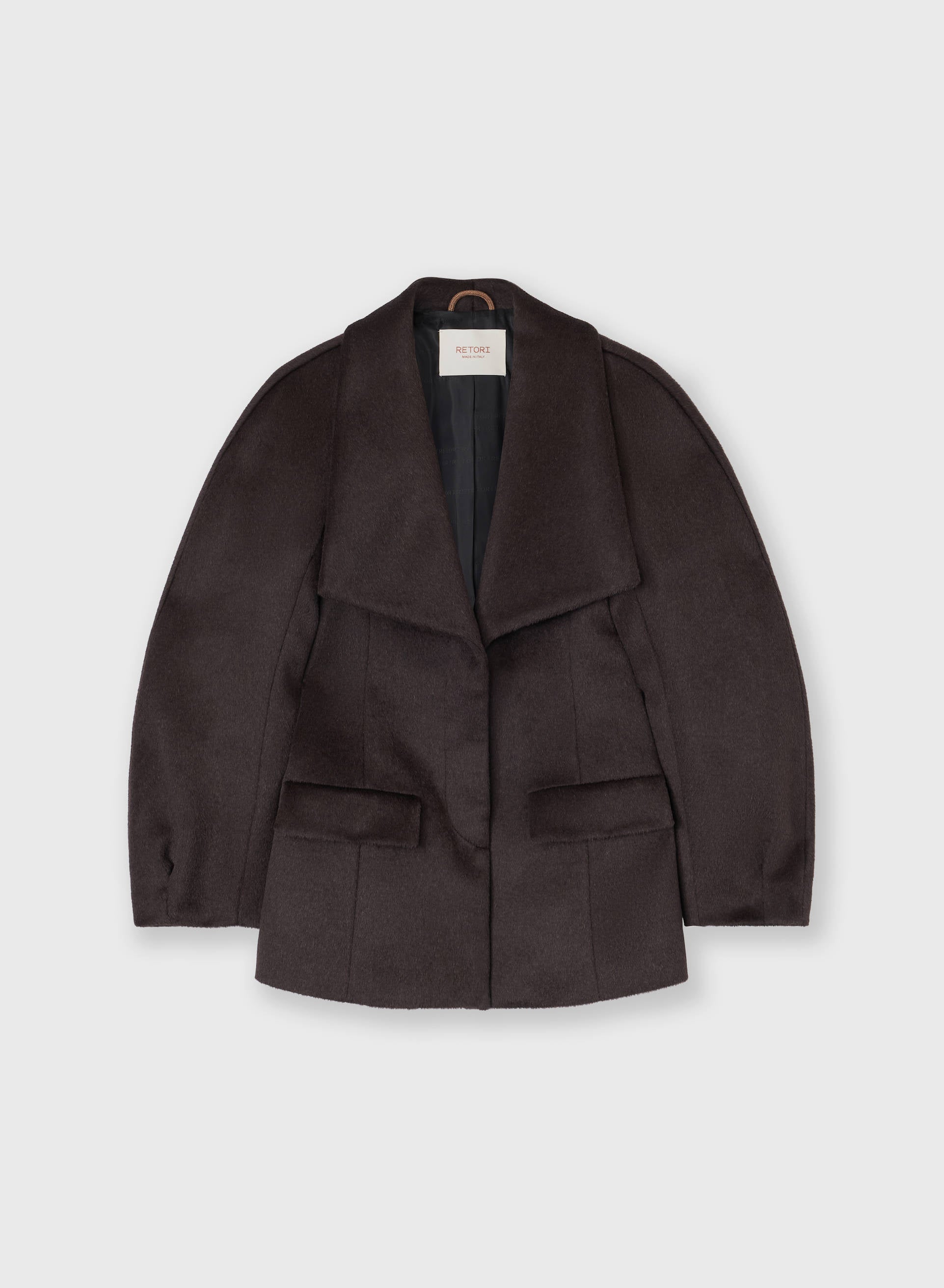 HOURGLASS BRUSHED LLAMA WOOL JACKET