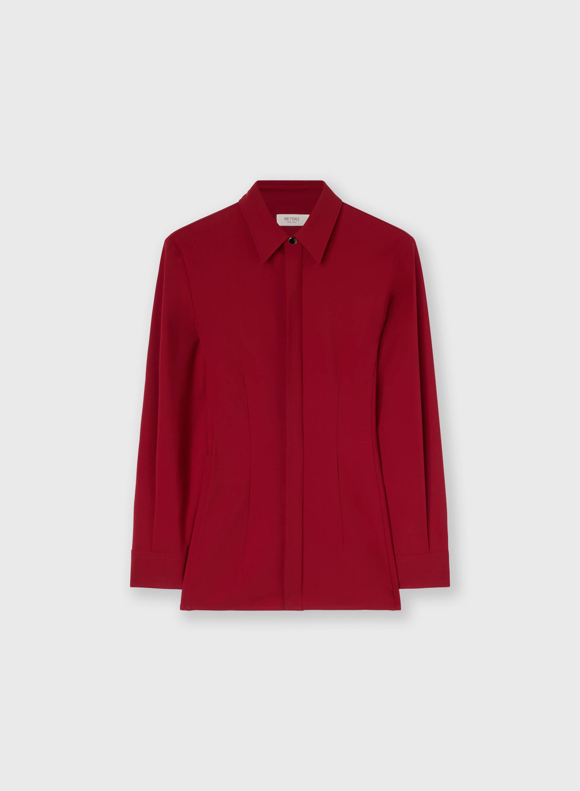 FITTED WOOL SHIRT