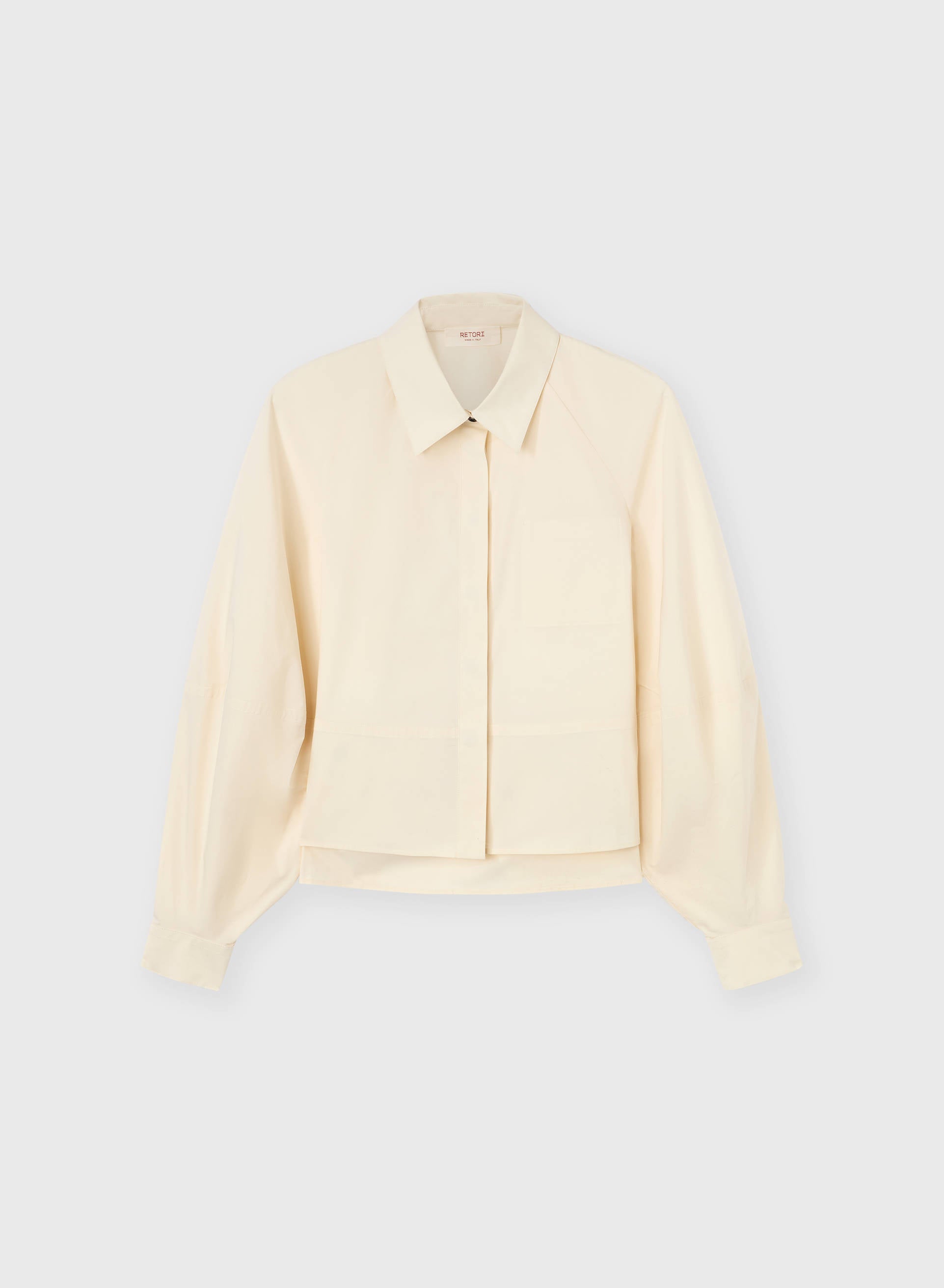 COTTON POPELINE SHIRT WITH MARTINGALE