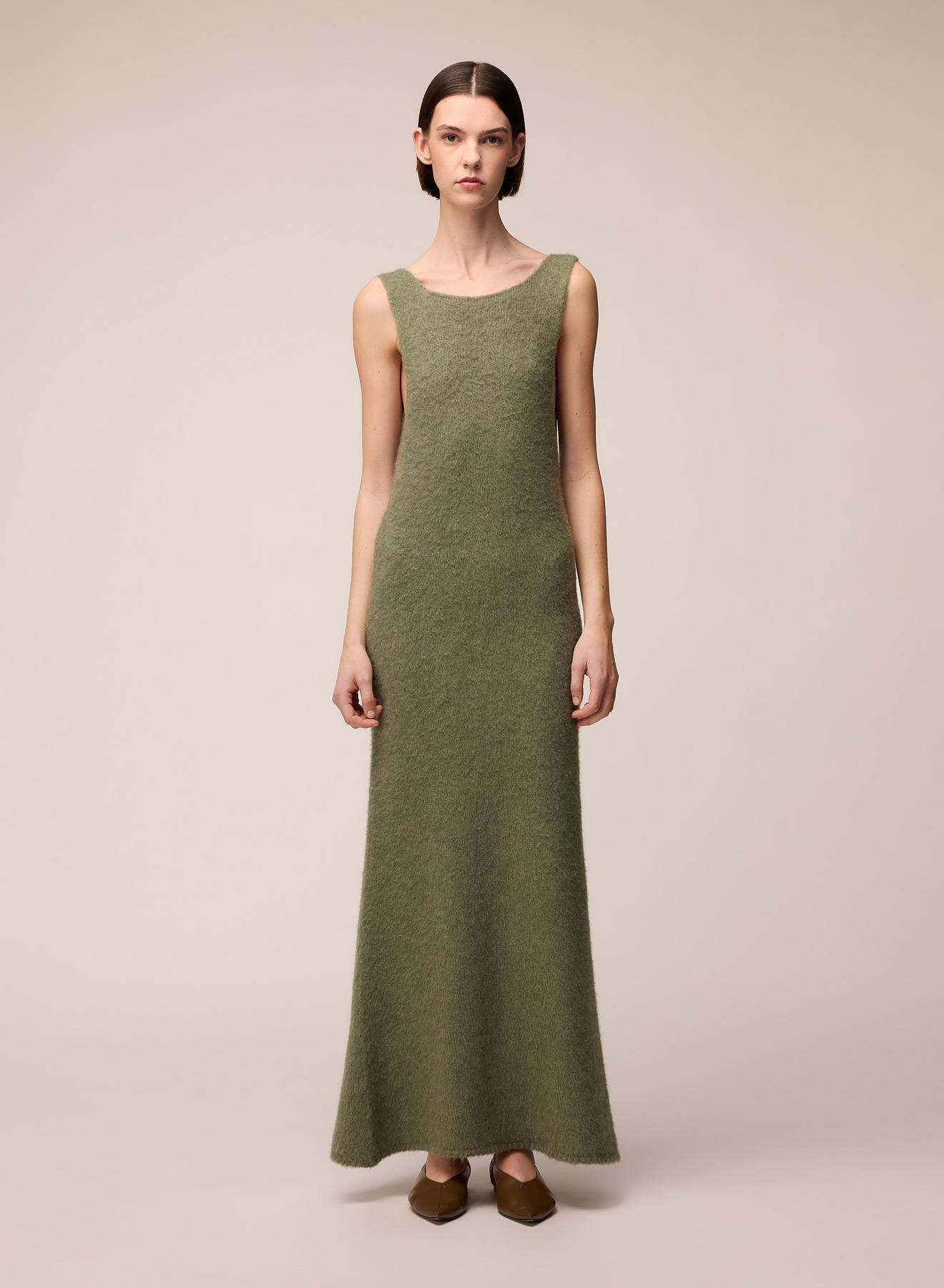 ABITO LUNGO IN CASHMERE SPAZZOLATO