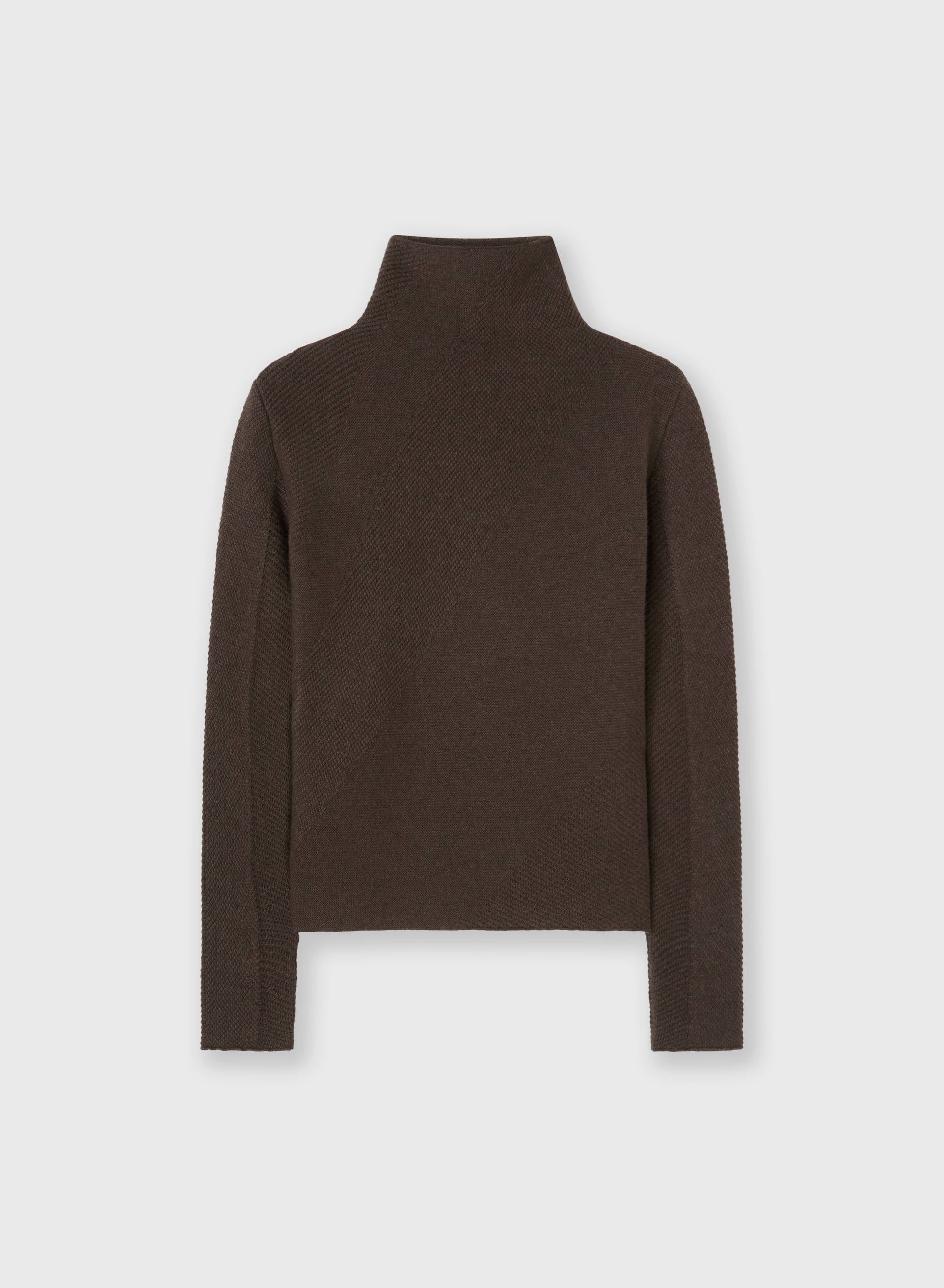 CASHMERE KNIT MOCKNECK