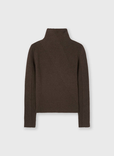 MAGLIONE COLLO ALTO IN CASHMERE