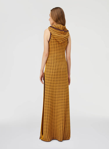 Retori Hooded Tunic Dress Yellow - Ready To Wear - Luxury Dresses for Women