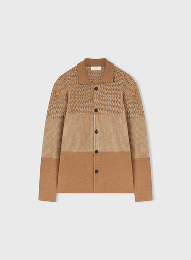 Retori Knitted Overshirt Natural - Ready To Wear - Luxury Overshirts for Men