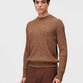 Retori Ribbed Crewneck Clay - Knitwear - Luxury Sweaters for Men and Women - Front Man