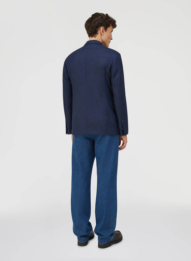 Retori Double Breasted Peak Lapel Blazer Navy - Ready To Wear - Luxury Coats & Jackets for Men