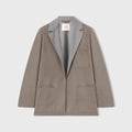 Retori Cardi Blazer Taupe And Grey - Ready To Wear - Luxury Coats & Jackets for Women