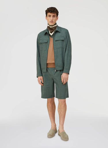 Retori Relaxed Bermuda Green - Ready To Wear - Luxury Bermudas for Men