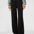Retori Superlight Cashmere Pants Black Weave - Ready To Wear - Luxury Pants for Women