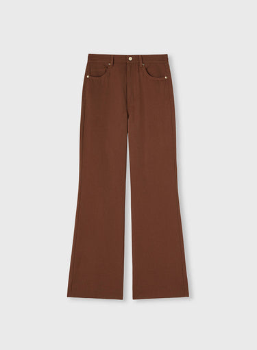 Retori Wide Leg Denim Pants Clay - Ready To Wear - Luxury Trousers for Women