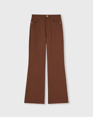 Retori Wide Leg Denim Pants Clay - Ready To Wear - Luxury Trousers for Women