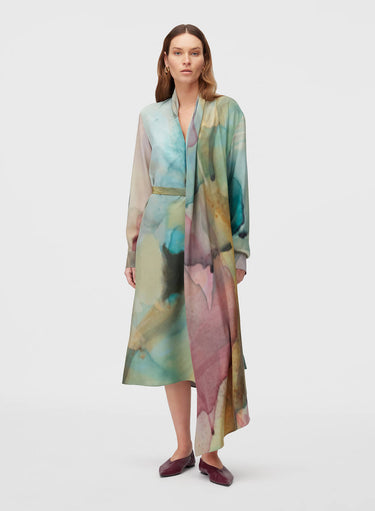 Retori Scarf Dress Multicolor - Ready To Wear - Luxury Dresses for Women - Front