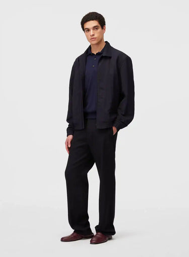 Retori Packable Bomber Dark Blue - Ready To Wear - Luxury Bomber Jackets for Men and Women - Full Model Man