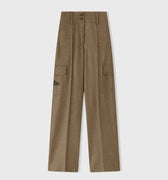 Retori Embroidered Cargo Pants Green - Ready To Wear - Luxury Cargo Pants for Women