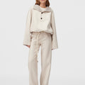 Retori Double Anorak Ivory And Natural - Ready To Wear - Luxury Parkas for Women - Full Model