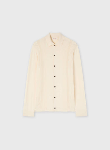 CARDIGAN IN MAGLIA CON MIX DI PUNTI